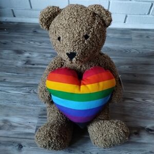 Pottery Barn Trevor Project Teddy Shaped Pillow